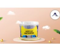 Mastercoat Acrylic Distemper Water Based Wall Finish Paint for Interior Surfaces, Smooth High Gloss Decorative Coating with Good Coverage and Easy Application for Home, Office and Commercial Walls 